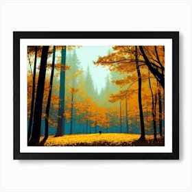 Autumn Forest 19 Art Print