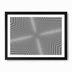 Vector Illustration Of The Abstract Triangle Pattern Geometric Figure Art Print