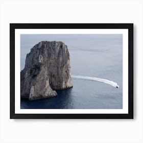 Capri Grotto Water Sea Rocks Italy Italia Italian photo photography art travel Art Print