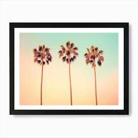 California Dreaming - Iconic Palms Art Print