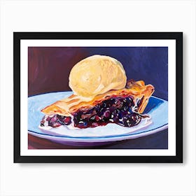 Blueberry Pie Art Print