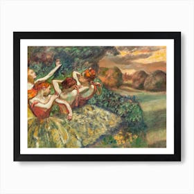 Four Dancers, Edgar Degas Art Print