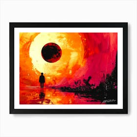 Solar Halo - Lunar Day Art Print