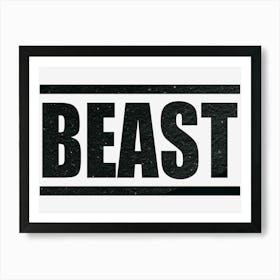 Beast Art Print