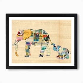 Nursery Elephant Art Print