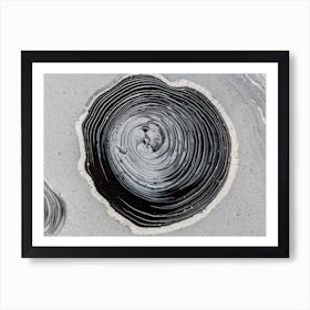 Black And White Swirls Art Print