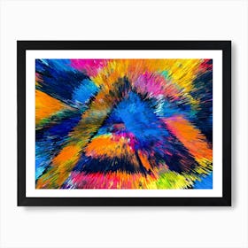 Acrylic Extruded Painting 68 Art Print