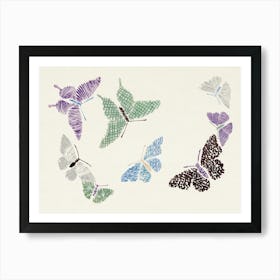 Vintage Butterfly, Cho Senshu (3) Art Print