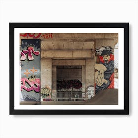 Graffiti Skate Park Art Print