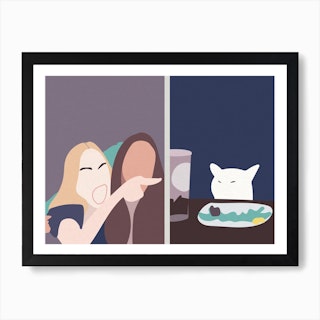 Smug Cat Meme Face - Cat - Posters and Art Prints
