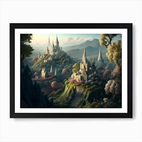 Fairytale Castle Art Print