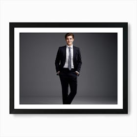 Man In A Suit 23 Art Print