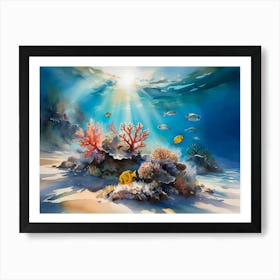 Coral Reef Art Print