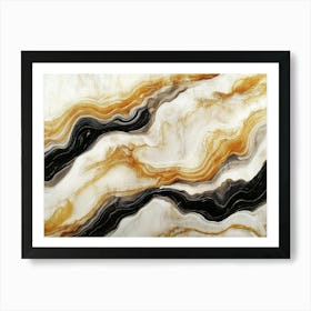 Mixing Acrylic Paint, Liquid Paint Abstract Art Print