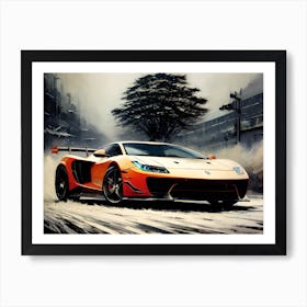 Lamborghini 207 Art Print