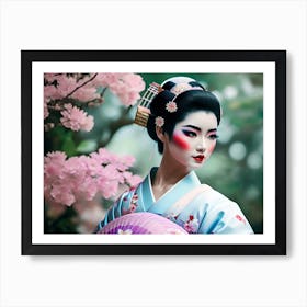 Geisha 131 Art Print