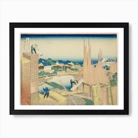 Tatekawa In Honjō ,Katsushika Hokusai Art Print