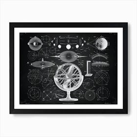 Astronomy Poster - Alchemy constellations poster Art Print