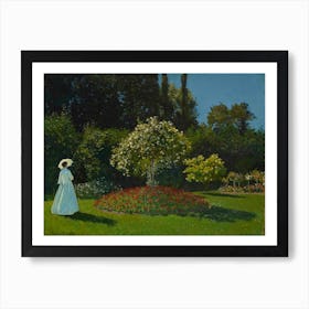 Lady In The Garden (1867), Claude Monet Art Print