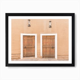 Doors In Diriyah, Saudi Arabia Art Print