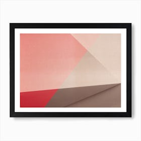 Stacking Triangles 4 Art Print