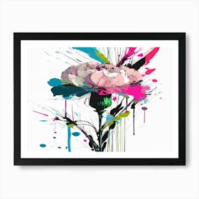 Flower Painting 17 Art Print