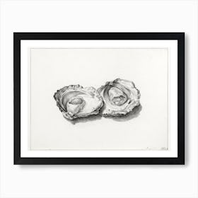 Two Opened Oysters, Jean Bernard Art Print