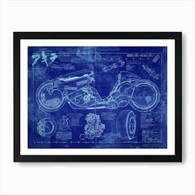 Akira Bike Art Print