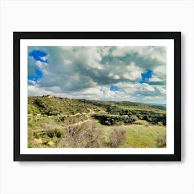 View From A Hillside Art Print