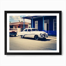 Classic Cars Cojimar Cuba Art Print