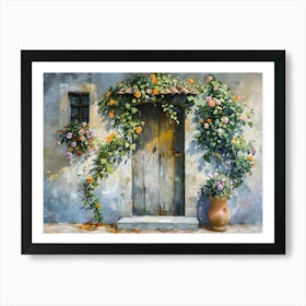 Pretty Garden Doors 12 Art Print