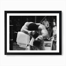 Muhammad Ali Training At Caesars Palace 1973 Art Print