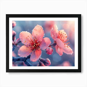 Apricot Blossoms Art Print