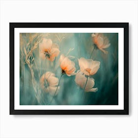 Floral Fusion No 3 Art Print