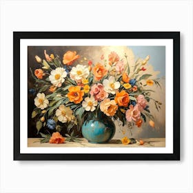 Flowers In A Vase 6 Art Print