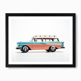 Toy Car 55 Chevy Nomad Art Print