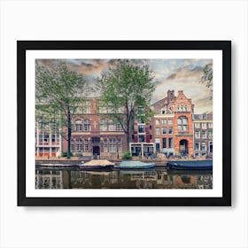 Amsterdam In The Evening Art Print