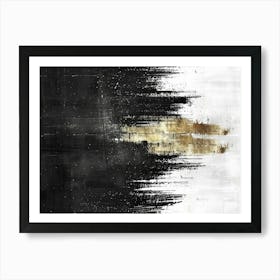 Black And Gold Canvas Print 43 Art Print