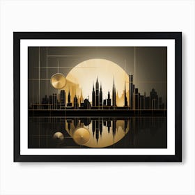 City Skyline Art Print