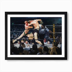 Stag At Sharkey's, George Wesley Boxing Art Print