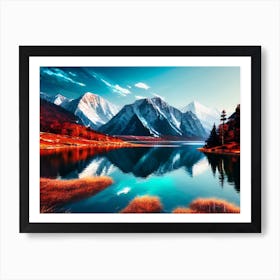 Mountain Lake 36 Art Print