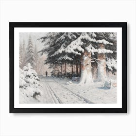 Winter'S Walk 2 Art Print