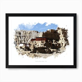 Lhakhang Marpo, Ngari, Tibet Art Print