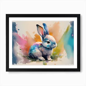 Bunny Painting 2 Art Print