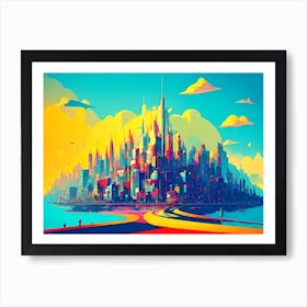 Cityscape 67 Art Print