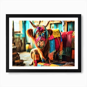 Yak Power - Colorful Yak Yaks Art Print