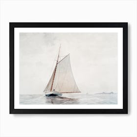 Sailing Off Gloucester, Winslow Homer Art Print