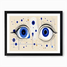 Eyes Of The Future Art Print