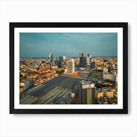 Porta Nuova Skyscraper in Milan. Art Print