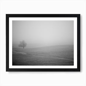 Foggy Art Print